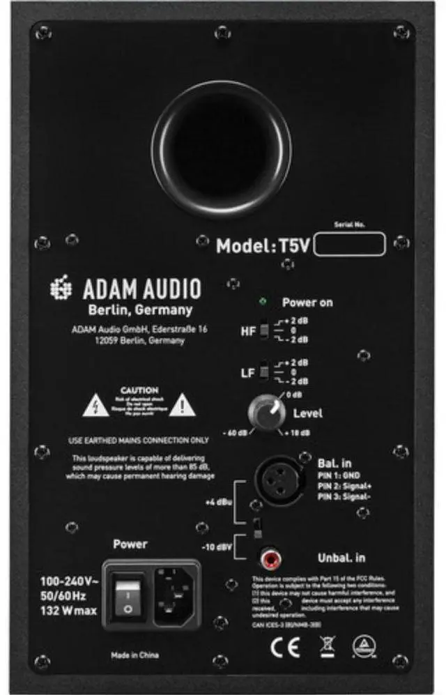 Alt view image 5 of 5 - Adam Professional Audio T5V T-Series Active Nearfield Monitor (Pair)