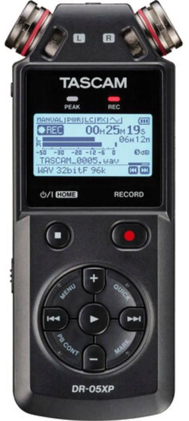 Main image of TASCAM DR-05XP 2-Channel 32-Bit Float Portable Audio Recorder