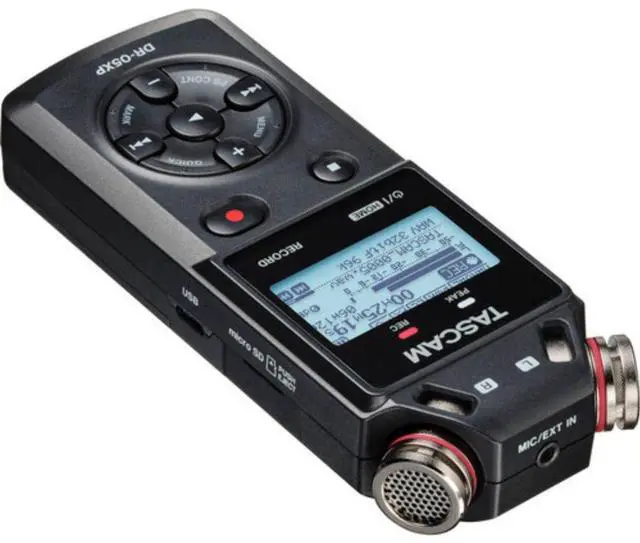 Alt view image 3 of 7 - TASCAM DR-05XP 2-Channel 32-Bit Float Portable Audio Recorder