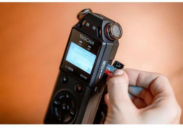 Alt view image 5 of 7 - TASCAM DR-05XP 2-Channel 32-Bit Float Portable Audio Recorder