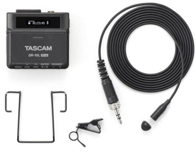 Alt view image 5 of 7 - TASCAM DR-10L Pro Field Recorder and Lavalier Microphone