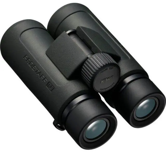 Alt view image 7 of 7 - Nikon PROSTAFF P3 10x42 Binoculars Bundle with OP/TECH USA Bino/Cam Harness Binocular or Camera Strap (Webbing Version)