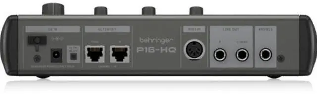 Alt view image 6 of 7 - Behringer P16-HQ 16-Channel Personal Monitoring Mixer Bundle with Behringer Mounting Bracket for P16-M