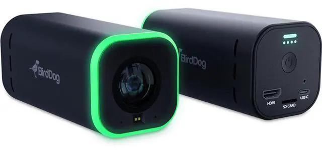 Alt view image 5 of 14 - BirdDog Maki Live 8.2MP 4K UltraHD NDI|HX3 Battery Powered Live Streaming 3X Box Camera, Black
