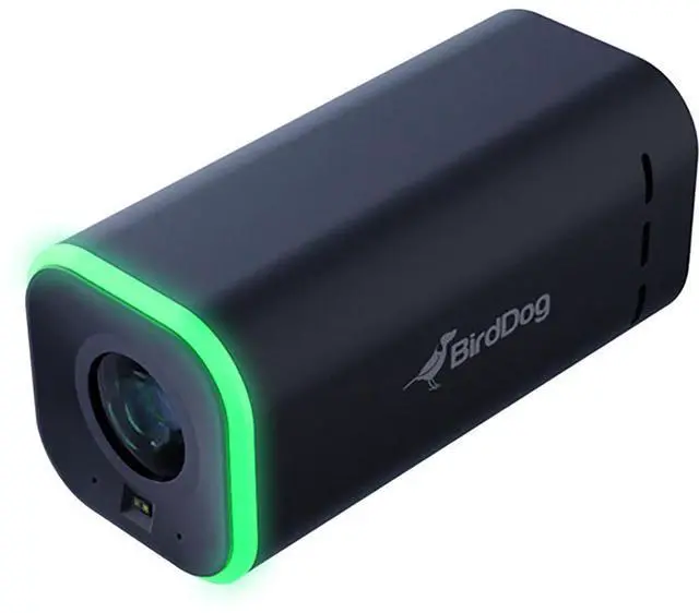 Alt view image 2 of 14 - BirdDog Maki Live 8.2MP 4K UltraHD NDI|HX3 Battery Powered Live Streaming 3X Box Camera, Black