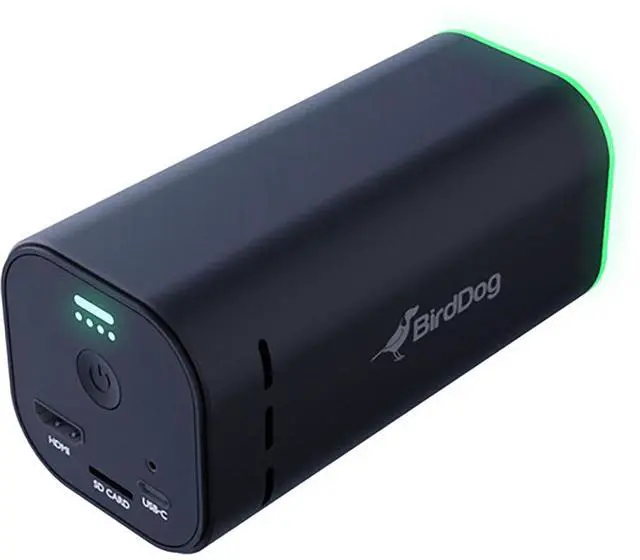 Alt view image 4 of 14 - BirdDog Maki Live 8.2MP 4K UltraHD NDI|HX3 Battery Powered Live Streaming 3X Box Camera, Black