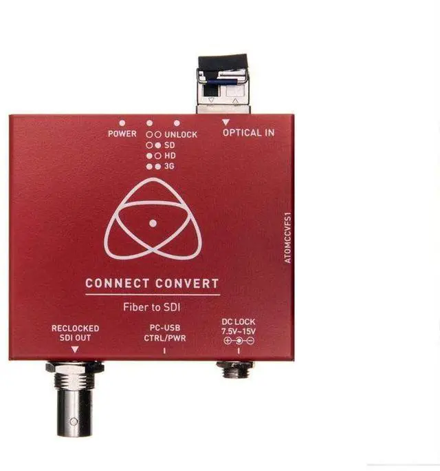 Alt view image 2 of 4 - Atomos Connect Convert Fiber, Fiber to SDI Converter