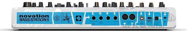 Alt view image 2 of 7 - Novation Bass Station II Swifty Edition  Limited-Edition Paraphonic Analogue Bass Synthesiser with 60 New Artist Patches, AFX Mode, USB Powered, Dual Oscillators, Filters, and a Unique Colorway