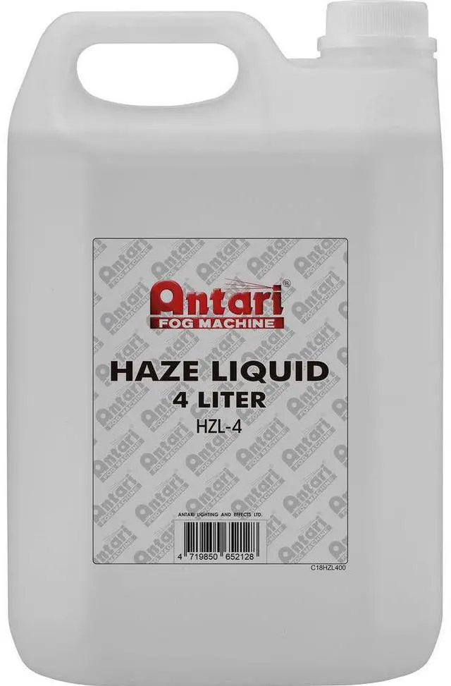Alt view image 2 of 2 - Antari HZL-4 Oil-Based Haze Liquid for Haze Machines (4 Liters) (Pair)