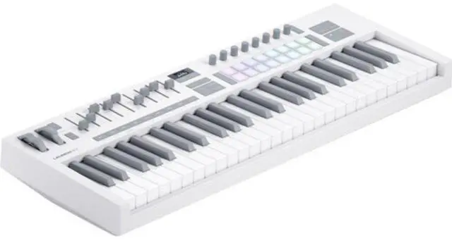 Main image of Novation Launchkey 49 MK4 USB MIDI Keyboard Controller (White, 49 Keys)