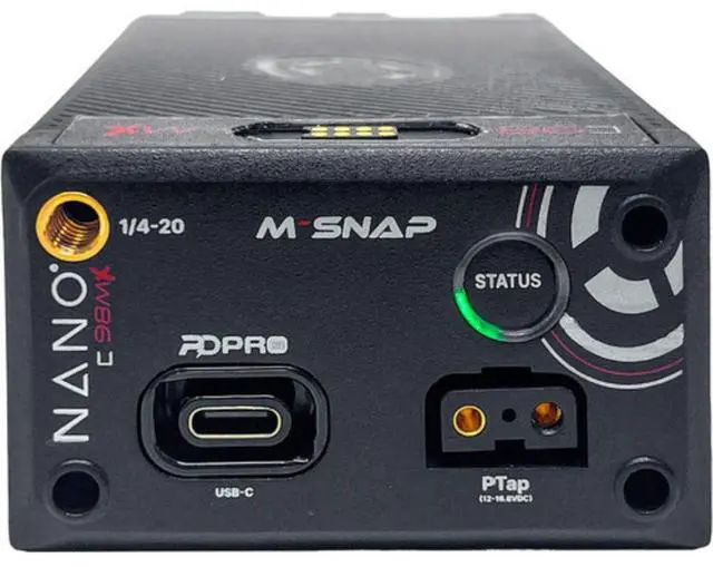 Main image of Core SWX NANO-C98MX HDV Battery with Ring LED Gauge (98Wh, Canon BP-A)