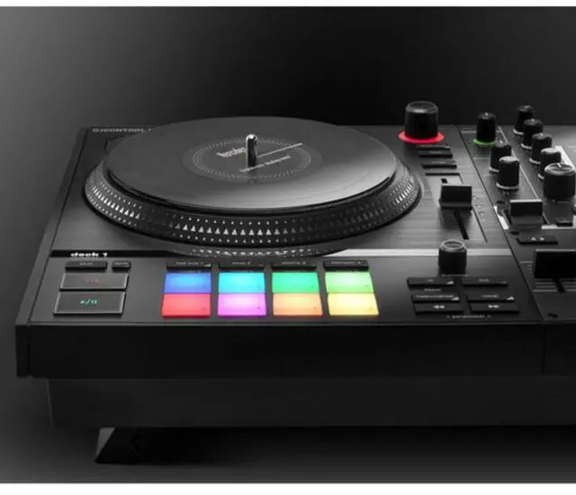 Alt view image 6 of 7 - Hercules DJControl Inpulse T7, 2 Deck Motorized DJ Controller with built in STEMS Control, Serato DJ and DJUCED included Bundle with Hercules DJControl Inpulse T7 2-Part Semi-Rigid EVA Travel Bag