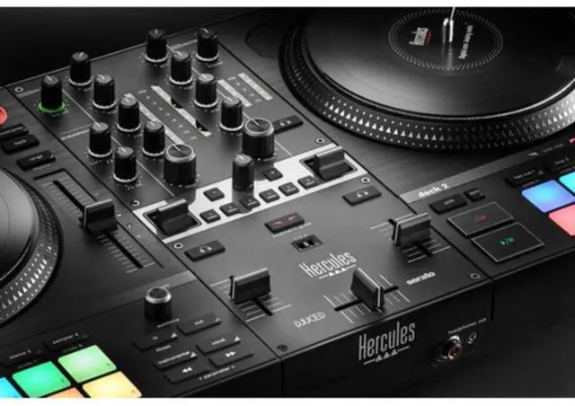 Alt view image 3 of 7 - Hercules DJControl Inpulse T7, 2 Deck Motorized DJ Controller with built in STEMS Control, Serato DJ and DJUCED included Bundle with Hercules DJControl Inpulse T7 2-Part Semi-Rigid EVA Travel Bag