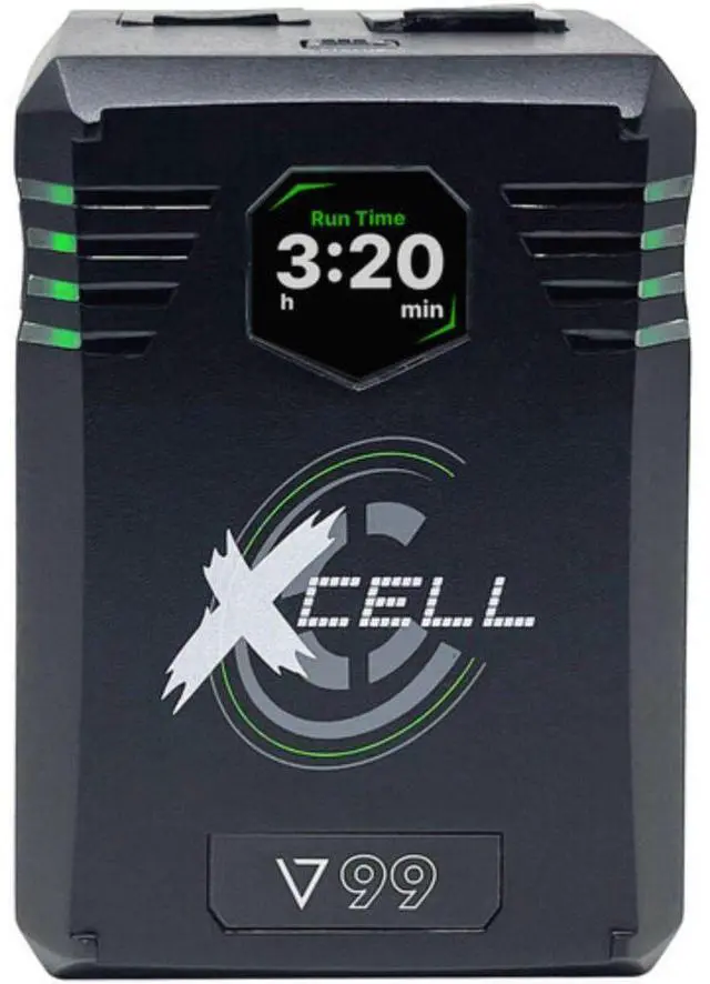 Alt view image 3 of 7 - Core SWX XCell Micro-Sized Smart Battery (99Wh, V-Mount) Bundle with Core SWX XPD-45 Universal 45W USB-C PD Wall Charger with Cable