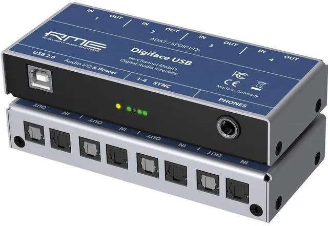Alt view image 4 of 4 - Ferrofish Pulse8 AE 8x8 AD/DA Converter with 66-Channel ADAT to USB Audio Interface