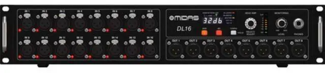 Alt view image 2 of 5 - Midas DL16 I/O Stage Box with 16 Preamps