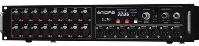 Alt view image 3 of 5 - Midas DL16 I/O Stage Box with 16 Preamps