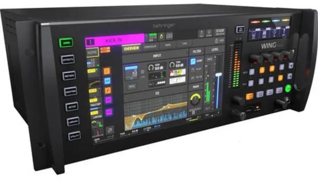 Alt view image 2 of 6 - Behringer WING RACK 48-Channel / 28-Bus Full-Stereo Digital Mixing Console (Pro Black, 4 RU)