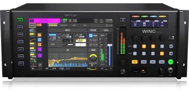 Alt view image 4 of 6 - Behringer WING RACK 48-Channel / 28-Bus Full-Stereo Digital Mixing Console (Pro Black, 4 RU)