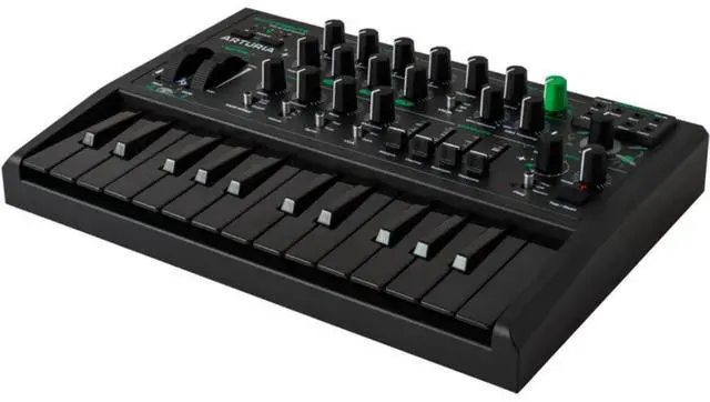 Alt view image 2 of 7 - Arturia Micro Brute UFO Bundle with Polsen HPC-A30 Closed-Back Studio Monitor Headphones, Kellards MID-P10T Pro MIDI to MIDI Cable 10 Feet