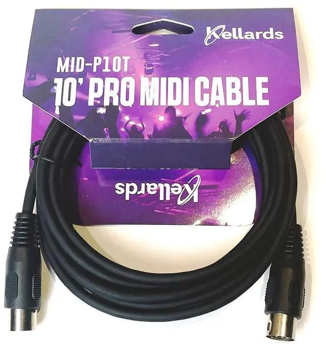 Alt view image 6 of 7 - Arturia Micro Brute UFO Bundle with Polsen HPC-A30 Closed-Back Studio Monitor Headphones, Kellards MID-P10T Pro MIDI to MIDI Cable 10 Feet