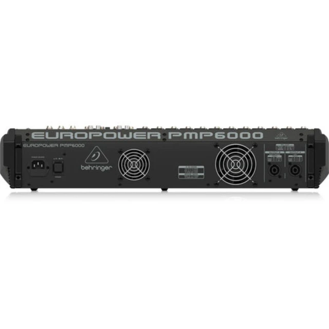 Alt view image 4 of 5 - Behringer Europower PMP6000 1600W 20-Input Powered PA Mixer with Dual Multi-FX Processor and Feedback Eliminator