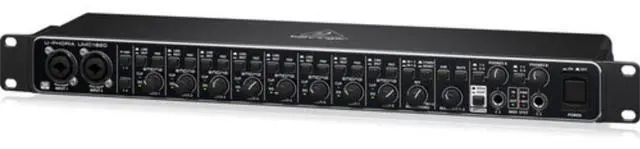 Alt view image 4 of 6 - Behringer UMC1820 18x20 USB Audio/MIDI Interface with Midas Mic Preamplifiers