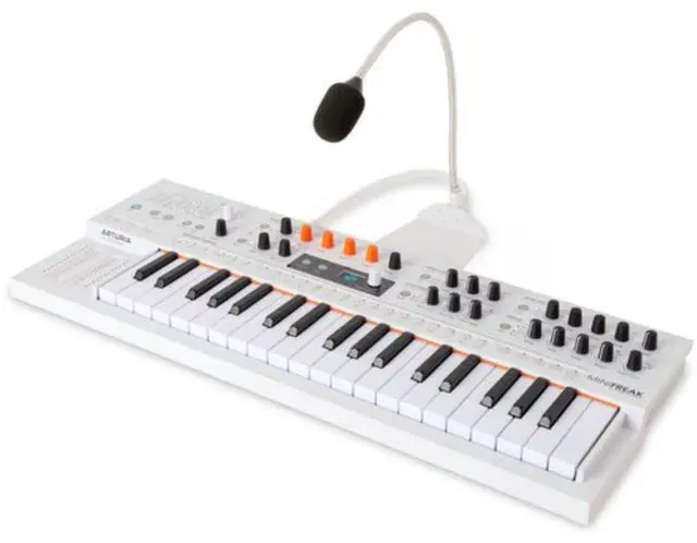 Main image of Arturia MiniFreak Vocoder 6-Voice Spontaneous Algorithmic Synthesizer Gooseneck Bundle with Polsen HPC-A30 Closed-Back Studio Monitor Headphones, Kellards MID-P10T Pro MIDI to MIDI Cable 10 Feet