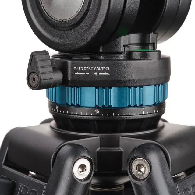 Alt view image 14 of 20 - Benro Video Tripod with Head 15lb Payload Continuous Pan Drag (KH26PC)