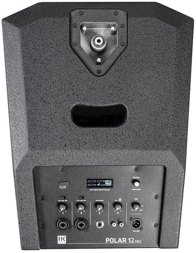 Alt view image 4 of 7 - HK Audio POLAR 12 MK2 2000W Total Active Line Array Column PA System with 12" Sub