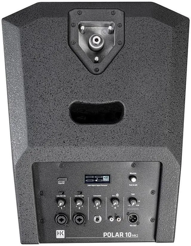 Alt view image 3 of 7 - HK Audio POLAR 10 MK2 2000W Total Active Line Array Column PA System with 10" Sub
