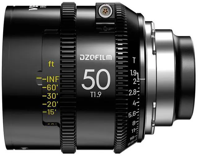 Alt view image 3 of 12 - DZOFILM Vespid 2 50mm T1.9 Cinema Prime Lens  Full-Frame PL Mount Manual Focus Lens for Professional Filmmaking