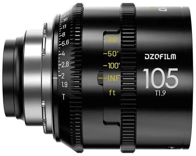 Alt view image 4 of 10 - DZOFILM Vespid 2 105mm T1.9 Cinema Prime Lens Full-Frame PL Mount Manual Focus Lens for Professional Filmmaking
