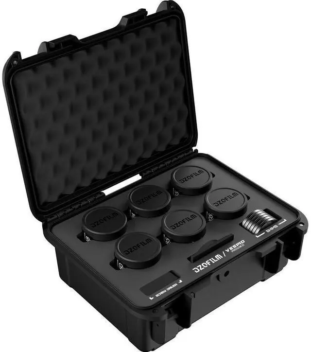 Alt view image 2 of 7 - DZOFilm Vespid2 T1.9  6-Prime Lens Kit 18/24/35/50/85/105mm (PL Mount) Bundle with DZOFilm Octopus Lens Adapter (PL to Sony E), GB LENS CLEANING KIT