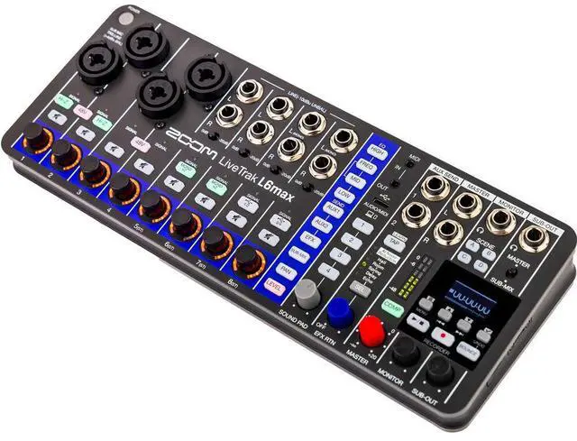 Alt view image 4 of 7 - Zoom LiveTrak L6max 12-Channel Digital Mixer / Recorder