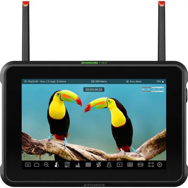 Alt view image 2 of 12 - Atomos Shinobi 7 RX HDMI/SDI HDR Monitor