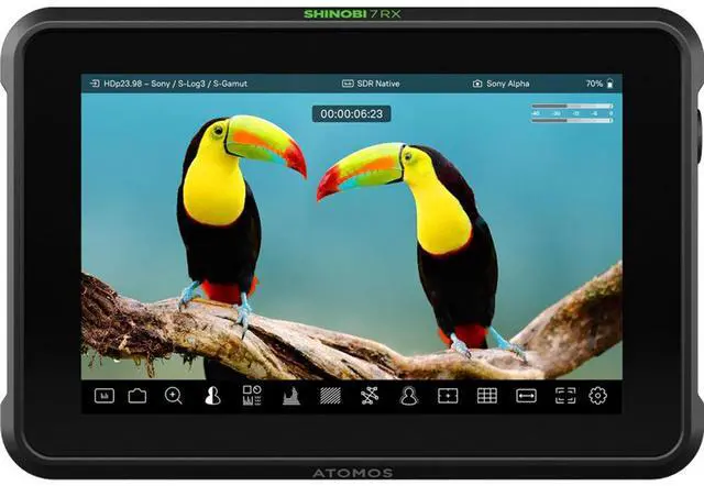 Alt view image 5 of 12 - Atomos Shinobi 7 RX HDMI/SDI HDR Monitor