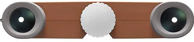 Alt view image 3 of 6 - Nikon 4x10D CF Pocket Binoculars (Amber Brown)