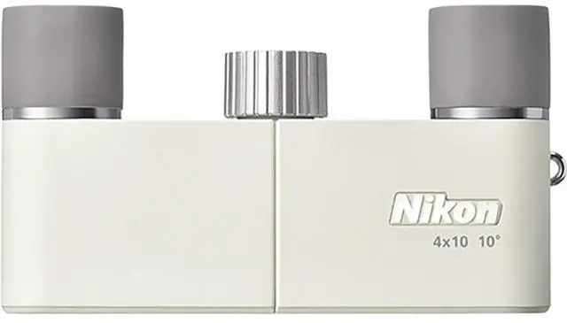 Alt view image 4 of 6 - Nikon 4x10D CF Pocket Binoculars (Ivory White)
