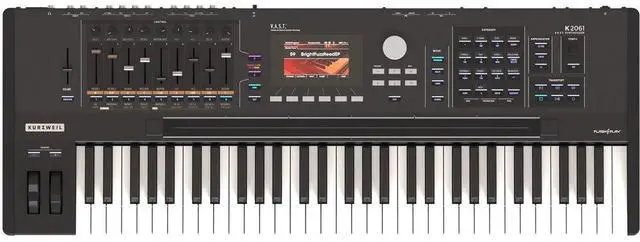 Alt view image 3 of 7 - Kurzweil K2061 61-Key V.A.S.T. Synthesizer Workstation
