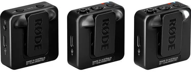 Alt view image 2 of 8 - RODE Wireless GO (Gen 3) 2-Person Compact Digital Wireless Microphone System/Recorder (2.4 GHz, Red)