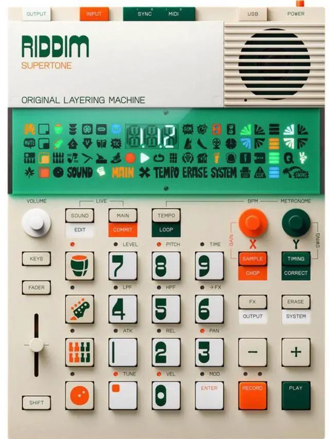 Alt view image 2 of 7 - teenage engineering EP-40 RIDDIM Sampler Composer + EP-2350 TING Handheld Microphone Launch Kit
