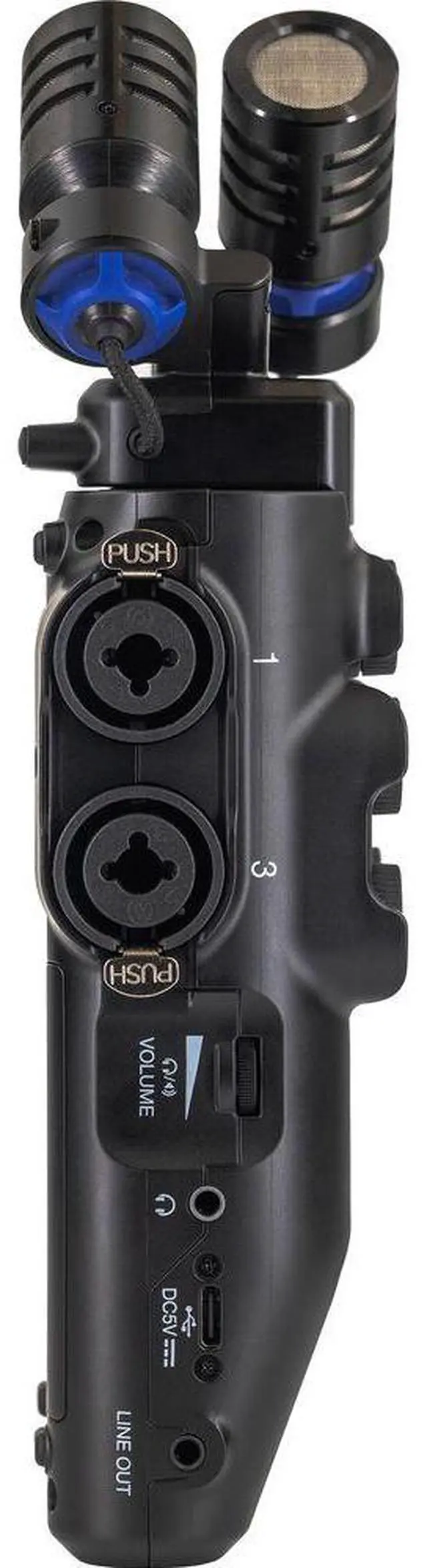 Alt view image 6 of 7 - Zoom H6studio 6-Track Handy Recorder with 32-Bit Float Recording Bundle with Zoom ZDM-1 Podcast Mic Pack w/ Headphones Windscreen XLR Tabletop Stand (2 Pack), Anti-Static Screen Cleaning Wipes 5-Pack