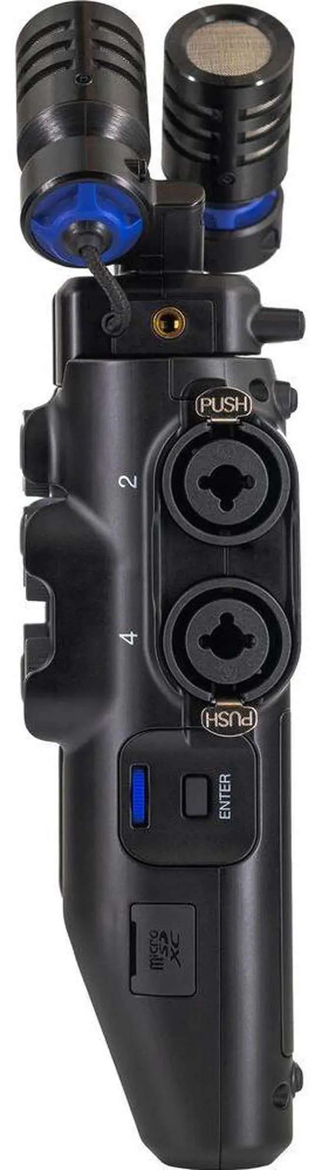 Alt view image 4 of 7 - Zoom H6studio 6-Track Handy Recorder with 32-Bit Float Recording Bundle with Zoom ZDM-1 Podcast Mic Pack w/ Headphones Windscreen XLR Tabletop Stand (2 Pack), Anti-Static Screen Cleaning Wipes 5-Pack