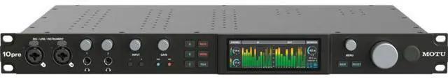 Alt view image 2 of 7 - MOTU 10pre 26x28 Thunderbolt/USB4 Audio Interface