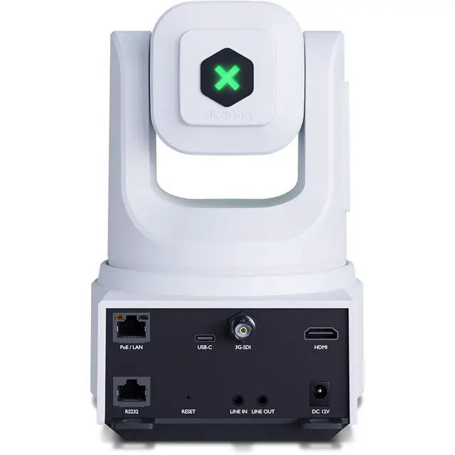 Alt view image 3 of 7 - BirdDog X4E Ultra PTZ Camera with AI Tracking (White)