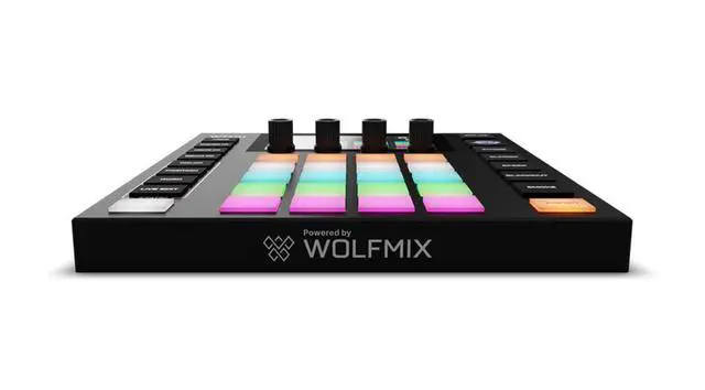 Alt view image 2 of 7 - American DJ WMX1 Mk2 Wolfmix Standalone DMX Lighting Control System Bundle with Kopul DMX33P-025-S Studio Series 3-Pin DMX Cable (25'), Magma Bags CTRL Case for Wolfmix W1/American DJ WMX1