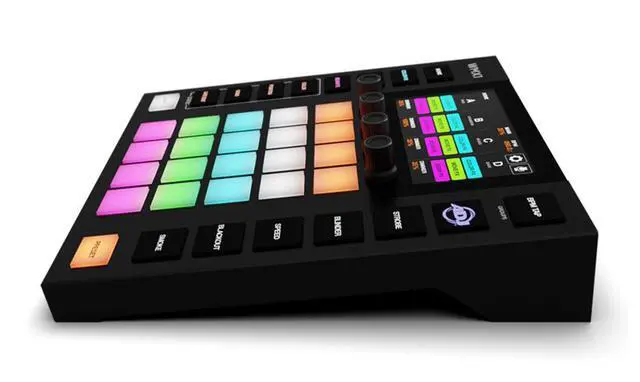 Alt view image 4 of 7 - American DJ WMX1 Mk2 Wolfmix Standalone DMX Lighting Control System Bundle with Kopul DMX33P-025-S Studio Series 3-Pin DMX Cable (25'), Magma Bags CTRL Case for Wolfmix W1/American DJ WMX1