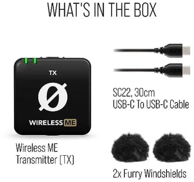 Alt view image 7 of 7 - RODE Wireless ME TX Transmitter for the Wireless ME System (2.4 GHz, Black)
