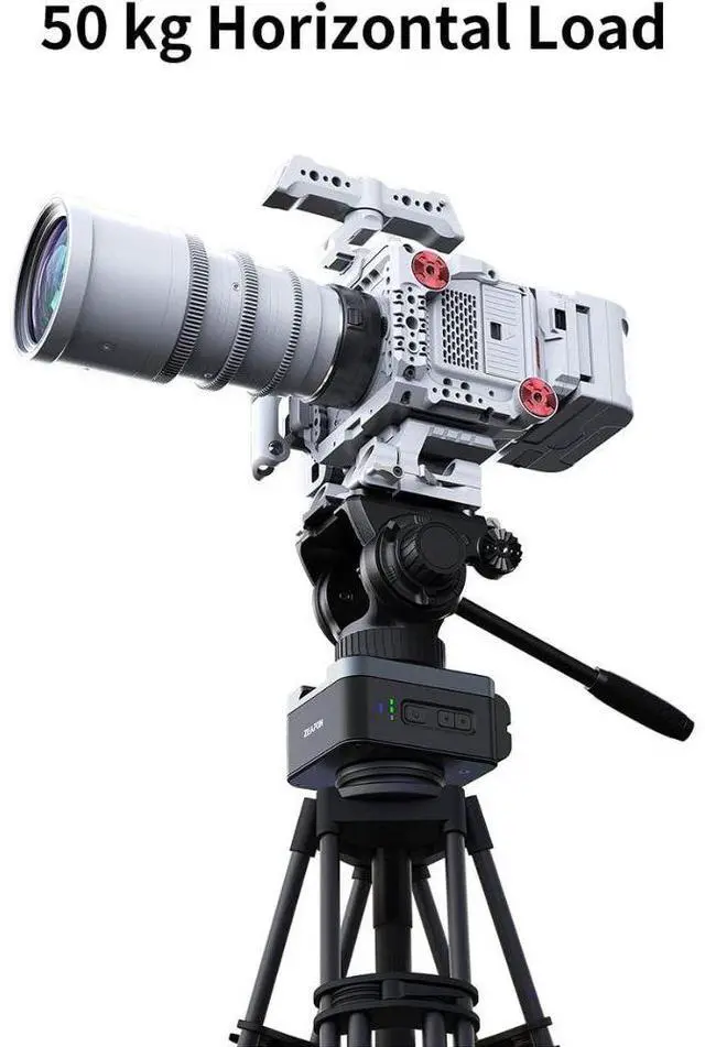 Alt view image 3 of 7 - ZEAPON [Official] PONS PT Motorized Pan Head 2-axis Gimbal Stabilizer for Zeapon Camera Slider 360 Degree Shooting with Hidden 1/4 & 3/8 Screw Cap